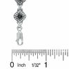 Thumbnail Image 2 of 2 CT. T.W. Enhanced Black and White Diamond Fashion Bracelet in Sterling Silver