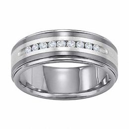 triton mens 80mm 14 ct tw diamond tungsten and sterling silver wedding - Mens Wedding Rings Tungsten triton mens 80mm 14 ct tw diamond tungsten and sterling silver wedding - Mens Wedding Rings Tungsten