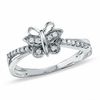 Thumbnail Image 0 of Diamond Accent Butterfly Fashion Ring in 10K White Gold