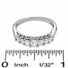 Thumbnail Image 3 of 1/3 CT. T.W. Diamond Seven-Stone Band in 10K White Gold