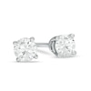 Thumbnail Image 0 of 3/4 CT. T.W. Diamond Solitaire Stud Earrings in 14K White Gold (J/I3)