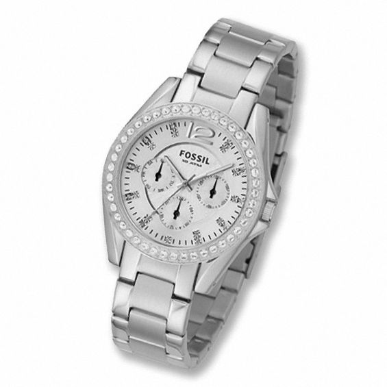 Ladies' Fossil Crystal Accent Watch (Model: Es2203)