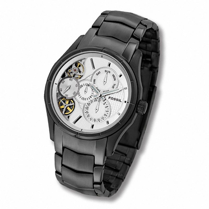 Men's Fossil Twist Automatic Watch with Silver-Tone Dial (Model: ME1019)