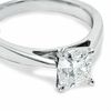 Thumbnail Image 1 of Celebration Lux® 1-1/5 CT. Cushion-Cut Diamond Solitaire Engagement Ring in 18K White Gold (H/SI2)