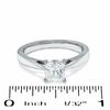 Thumbnail Image 3 of Celebration Lux® 1-1/5 CT. Cushion-Cut Diamond Solitaire Engagement Ring in 18K White Gold (H/SI2)