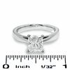 Thumbnail Image 4 of Celebration Lux® 2 CT. T.W. Cushion-Cut Certified Diamond Solitaire Engagement Ring in 18K White Gold (H/SI2)