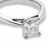 Thumbnail Image 2 of Celebration Lux® 1-1/2 CT. Cushion-Cut Certified Diamond Solitaire Engagement Ring in 18K White Gold (H/SI2)