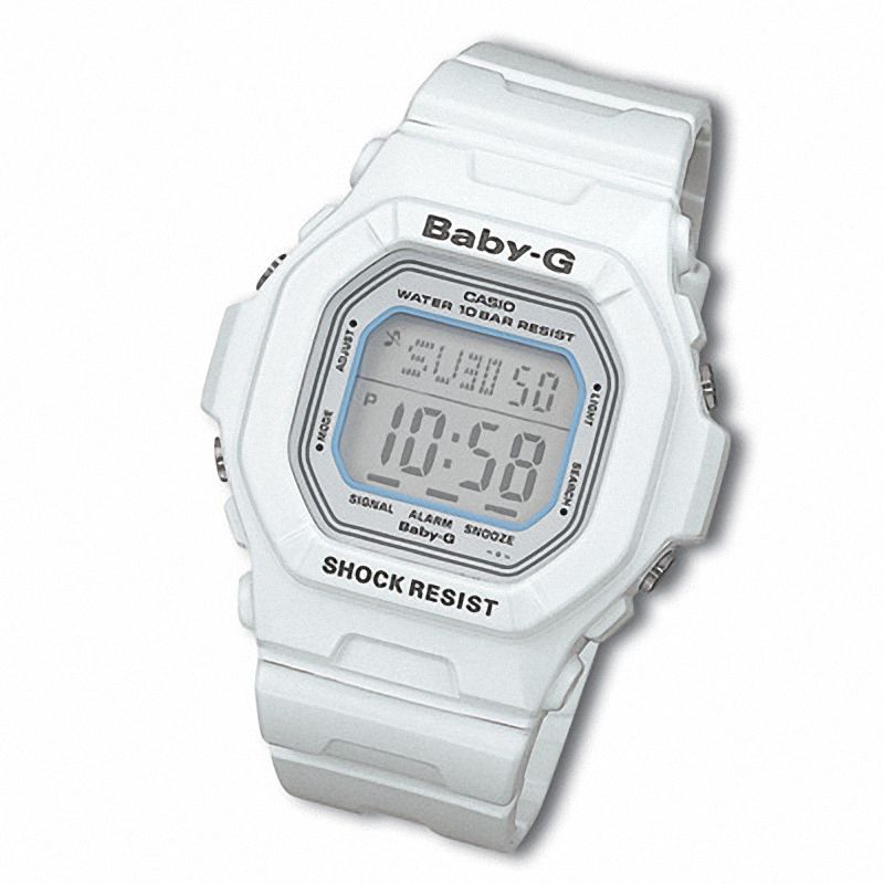 Ladies' Casio Classic White Baby-G Watch (Model: BG-5600WH-7)