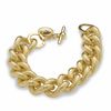 Thumbnail Image 1 of 18K Gold-Plated Brass Textured Link Bracelet - 7.5"