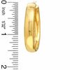 Thumbnail Image 2 of OroMagnifico™ 40mm High-Polished Hoop Earrings in 14K Gold over Sterling Silver