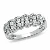 Thumbnail Image 1 of 1/2 CT. T.W. Diamond Swirl Band in 10K White Gold