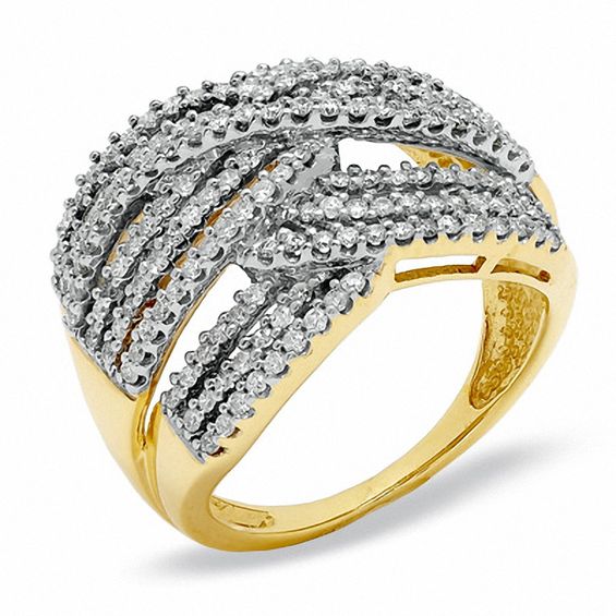 1 CT. T.w. Diamond Fashion Ring in 10K Gold