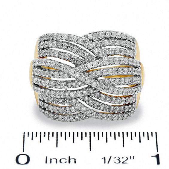 1 CT. T.w. Diamond Fashion Ring in 10K Gold