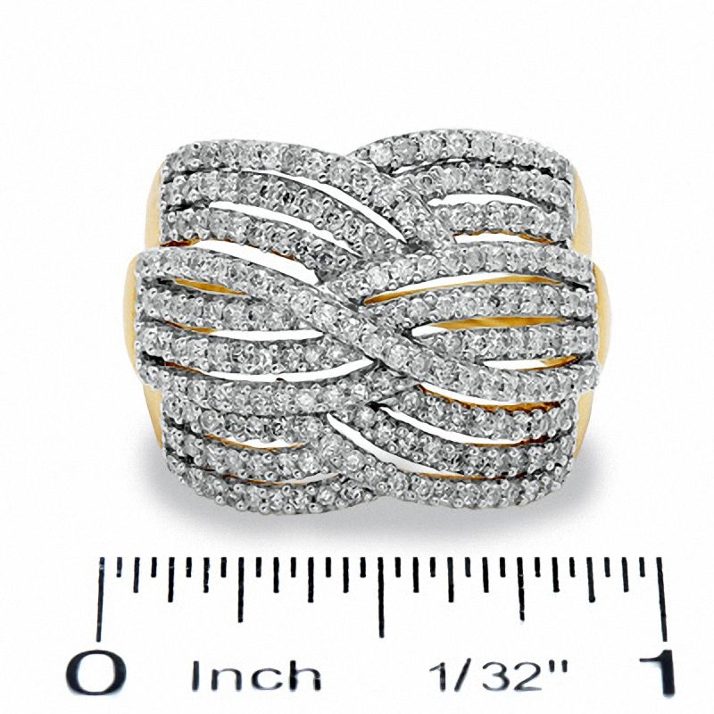 Main Image 3 of 1 CT. T.W. Diamond Fashion Ring in 10K Gold