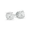 Thumbnail Image 1 of 2 CT. T.W. Diamond Solitaire Stud Earrings in 14K White Gold