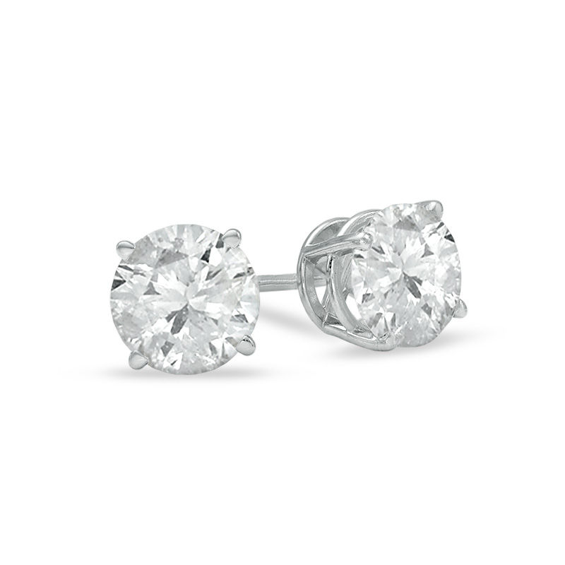 Zales 2 carat diamond earrings shop