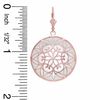Thumbnail Image 2 of Mother-of-Pearl Leverback Earrings in 14K Rose Gold