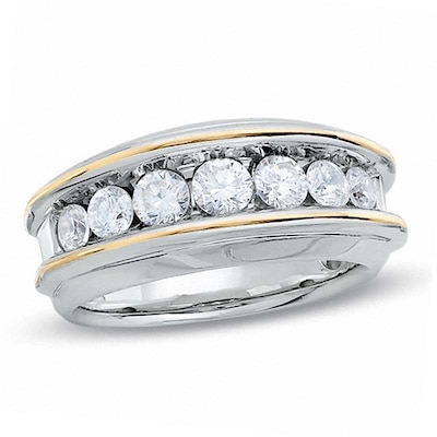 black and rose gold mens wedding band zales