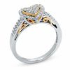 Thumbnail Image 1 of 1/3 CT. T.W. Diamond Pavé Heart Ring in 10K Two-Tone Gold