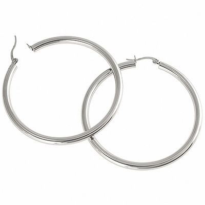 Metal Knot Huggie Hoop Earrings Silver/Gold | French Connection UK