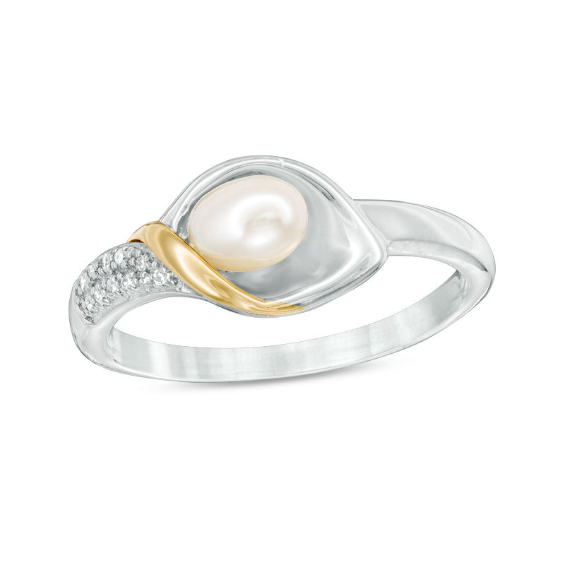 Calla Lily Engagement Ring