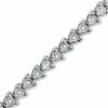 1/4 CT. T.w. Diamond Line Bracelet in Sterling Silver