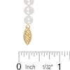Thumbnail Image 3 of 5.0-6.0mm Freshwater Cultured Pearl Strand with 14K Gold Clasp -16"