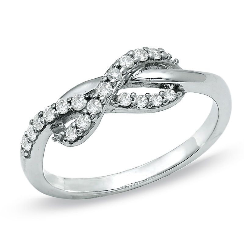 Infinity-Inspired Cross Ring In Platinum | eBay