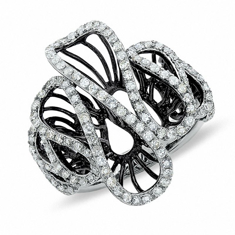 Main Image 1 of 7/8 CT. T.W. Diamond Fashion Ring in 14K White Gold