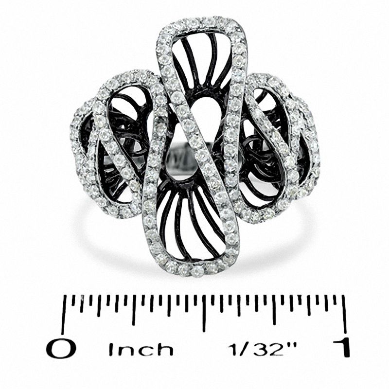Main Image 3 of 7/8 CT. T.W. Diamond Fashion Ring in 14K White Gold