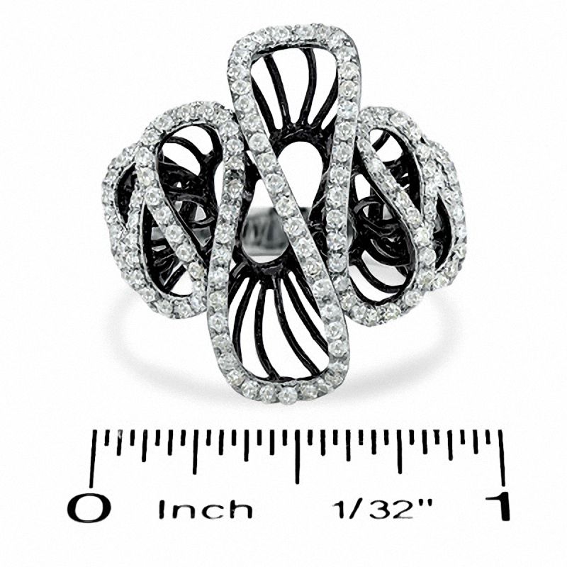 7/8 CT. T.W. Diamond Fashion Ring in 14K White Gold