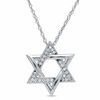 Thumbnail Image 0 of Diamond Accent Star of David Pendant in Sterling Silver