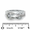 Thumbnail Image 3 of 1/6 CT. T.W. Diamond Knot Band in Sterling Silver