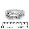 Thumbnail Image 2 of 1/6 CT. T.W. Diamond Knot Band in Sterling Silver