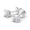 Thumbnail Image 1 of 1 CT. T.W. Certified Asscher-Cut Diamond Solitaire Stud Earrings in Platinum (I/VS2)