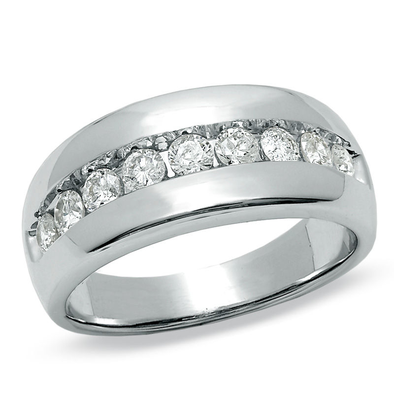 Men's Diamond Wedding Band 14K