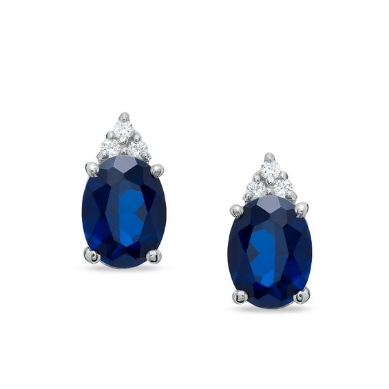 Zales Blue Diamond Stud Earrings Zales Blue Diamond Stud Earrings