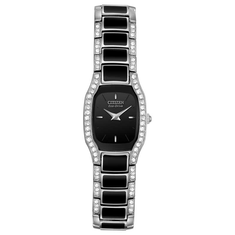 Ladies' Citizen Eco-Drive® Normandie Crystal Watch (Model: EW9780-57E)