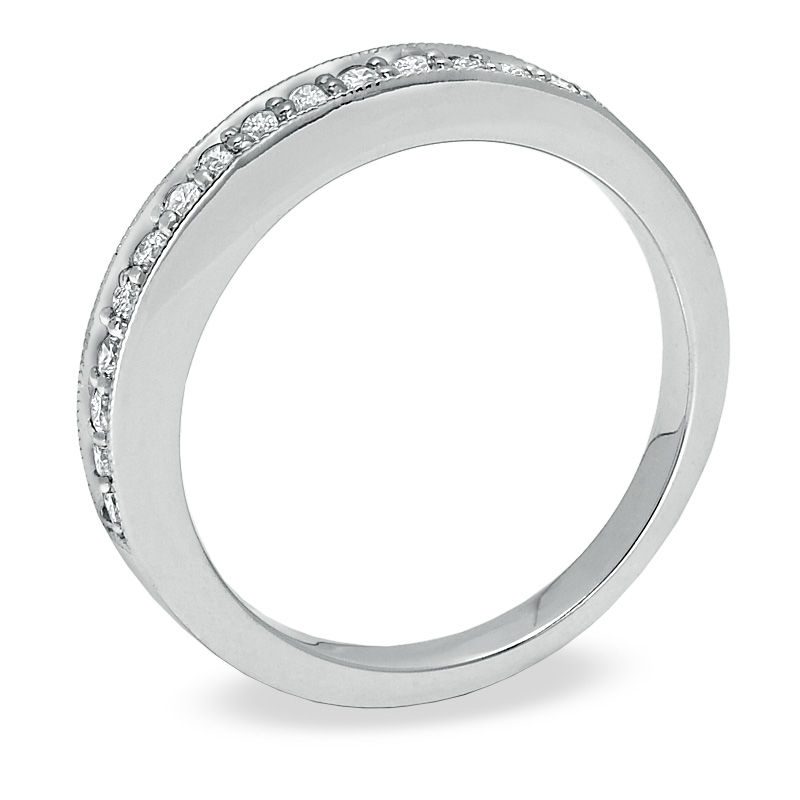 Main Image 2 of 1/4 CT. T.W. Diamond Stackable Band in 14K White Gold