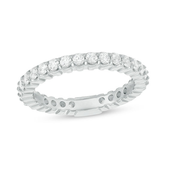 1 CT. T.w. Diamond Eternity Band in 14K White Gold - Size 7