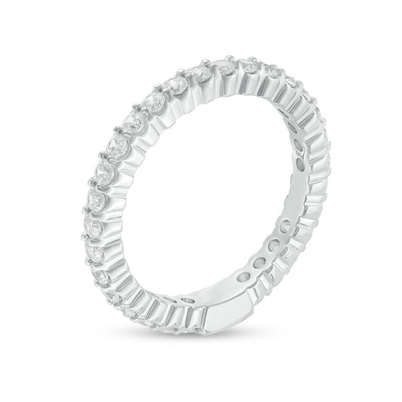 1 CT. T.w. Diamond Eternity Band in 14K White Gold