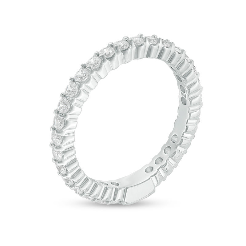 1 CT. T.W. Diamond Eternity Band in 14K White Gold - Size 7