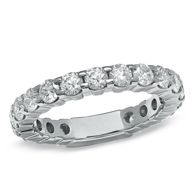 2 CT. T.W. Diamond Eternity Band in 14K White Gold