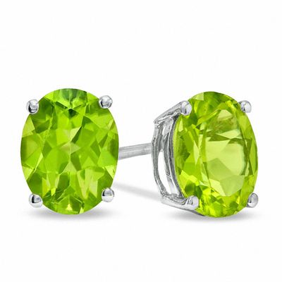 Zales Peridot Earrings 2024 www.alhudapk