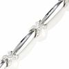 Thumbnail Image 1 of 1/4 CT. T.W. Diamond "X" Bracelet in Sterling Silver