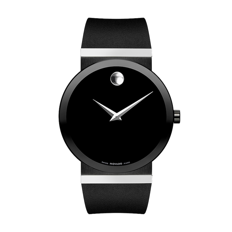 Men's Movado Sapphire Synergy Watch with Black Museum® Dial (Model: 0606268)