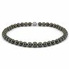 Thumbnail Image 0 of 9.0 - 11.0mm Black Cultured Tahitian Pearl Necklace with 18K White Gold Clasp - 17"
