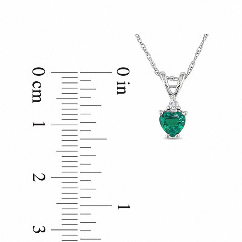 Genuine Emerald Necklace for Her in Silver - Black Friday Jewelry Deals