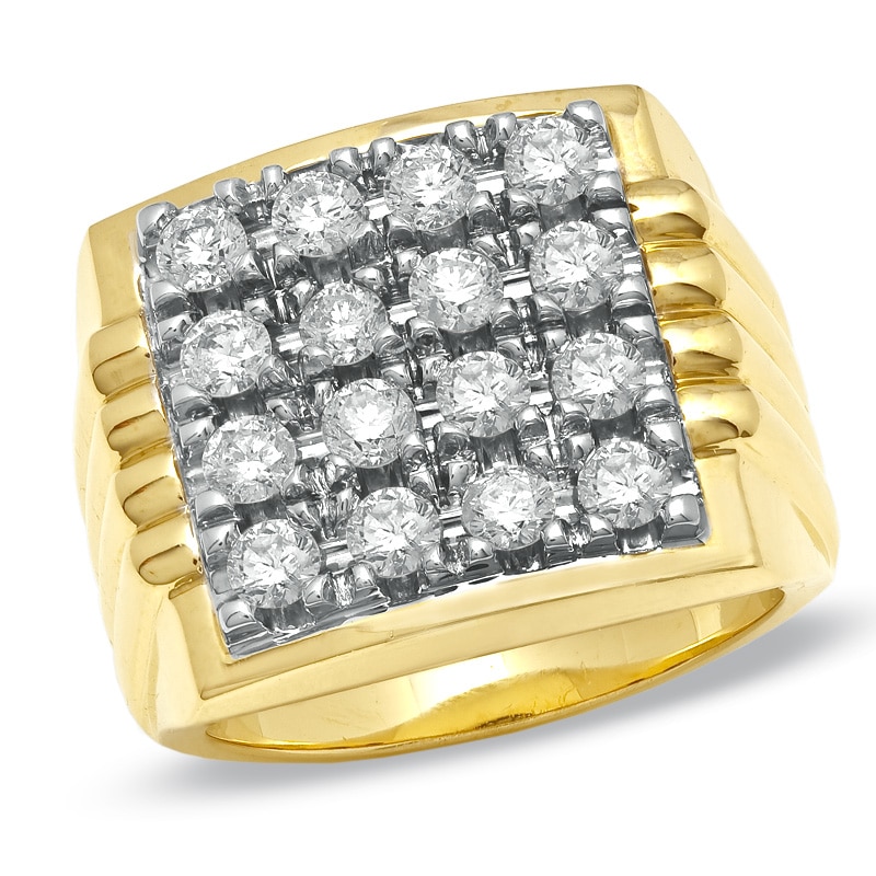 Men's 2 CT. T.W. Diamond Fashion Ring in 14K Gold