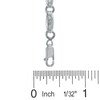 Thumbnail Image 3 of 1/10 CT. T.W. Diamond Channel Boat Bracelet in Sterling Silver